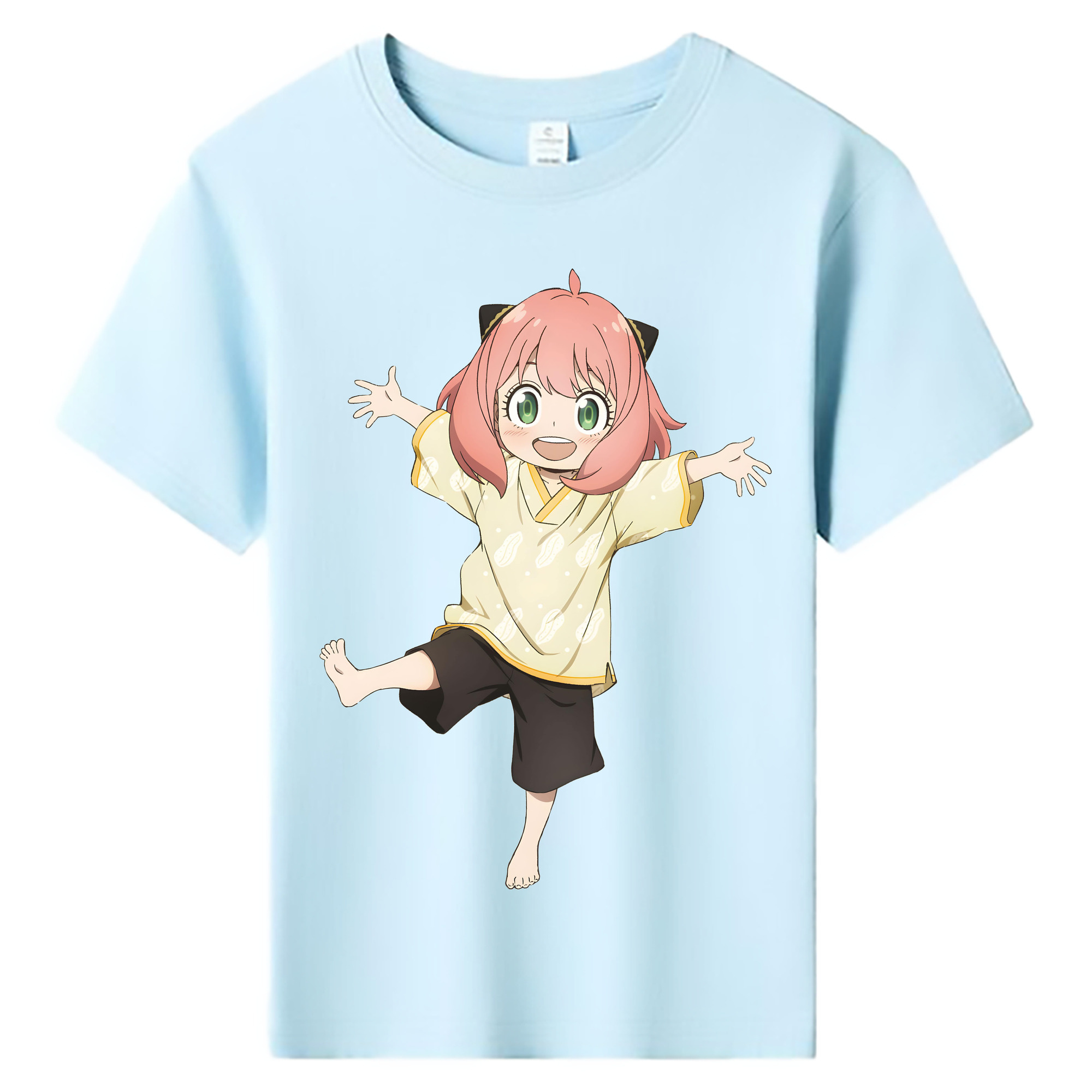 （画像用） SPY×FAMILY间谍家家酒 綿100％キッズTシャツ（フロントプリント）